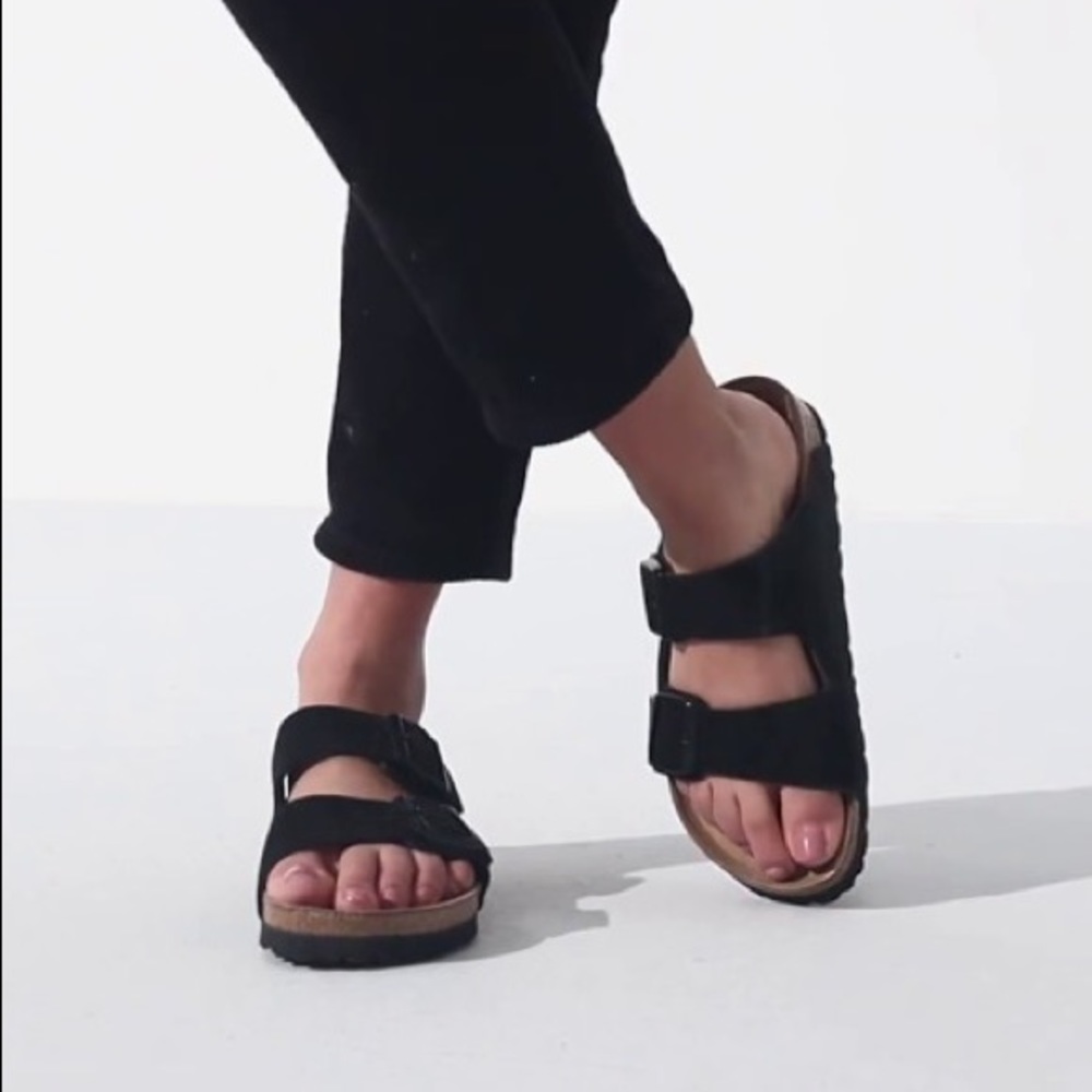 Black Suede Birkenstock’s